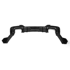 SOOQOO BMW X3 G01 carbon fibre rear diffuser - close-up of carbon fibre weave detail