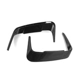 SOOQOO BMW M8 F93 carbon fibre rear vent trim - front three-quarter view