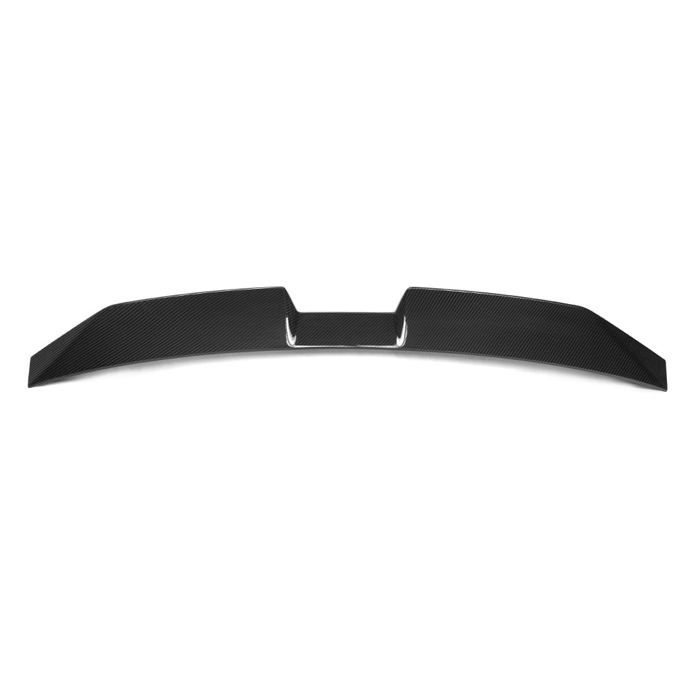 SOOQOO BMW M5 G90 carbon fibre spoiler - front three-quarter view
