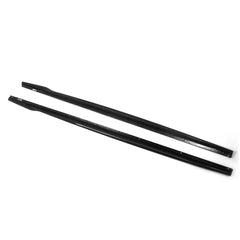 SOOQOO BMW 2 Series G42 carbon fibre side skirt - side profile view