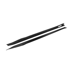 SOOQOO BMW X3M F97 carbon fibre side skirt - side profile view