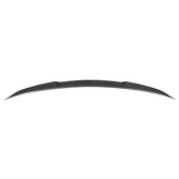 SOOQOO BMW 4 Series G26 carbon fibre spoiler - front three-quarter view