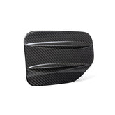 SOOQOO BMW iX3 G08 carbon fibre adapter cover - front three-quarter view