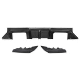 SOOQOO BMW M2 G87 carbon fibre rear diffuser - front three-quarter view