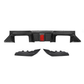 SOOQOO BMW M2 G87 carbon fibre rear diffuser - front three-quarter view