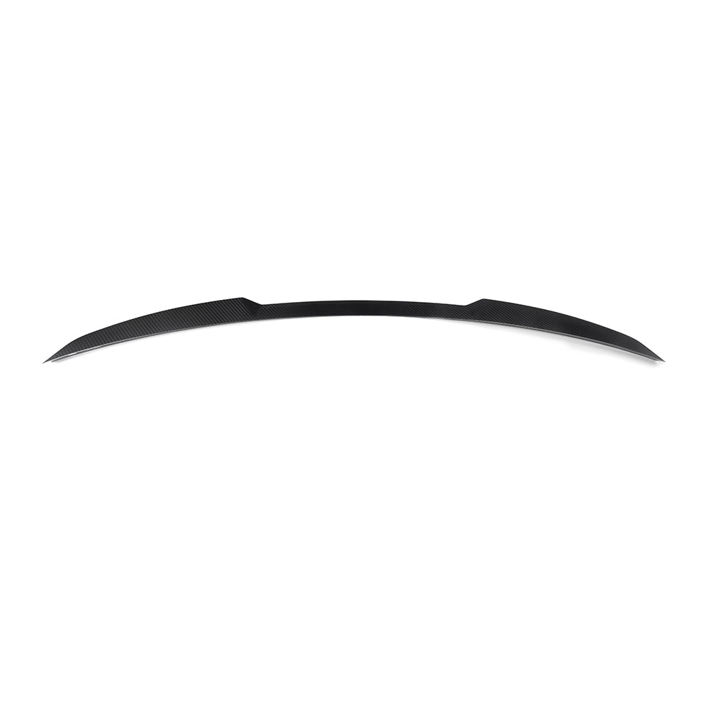 SOOQOO BMW X5 G05 carbon fibre spoiler - front three-quarter view
