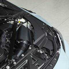 SOOQOO BMW M2 G87 carbon fibre carbon trim - close-up of carbon fibre weave detail