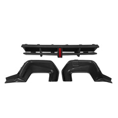 SOOQOO BMW 2 Series F74 carbon fibre rear diffuser - side profile view
