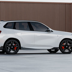 SOOQOO BMW X3 G45 carbon fibre side skirt - side profile view