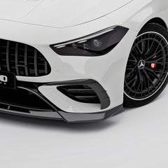 SOOQOO Mercedes-Benz CLE 53 carbon fibre front bumper trim - close-up of carbon fibre weave detail