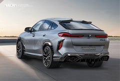 Kit de carrocería de alto rendimiento en fibra de carbono seco Aulena Design para BMW X6M