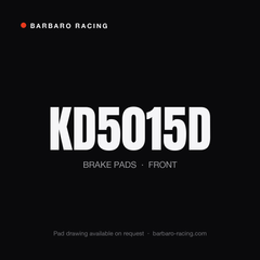 Barbaro Racing KD5015D front brake pads