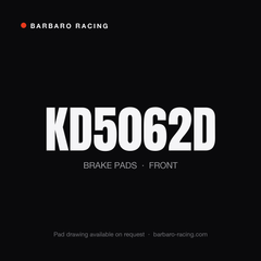Barbaro Racing KD5062D front brake pads