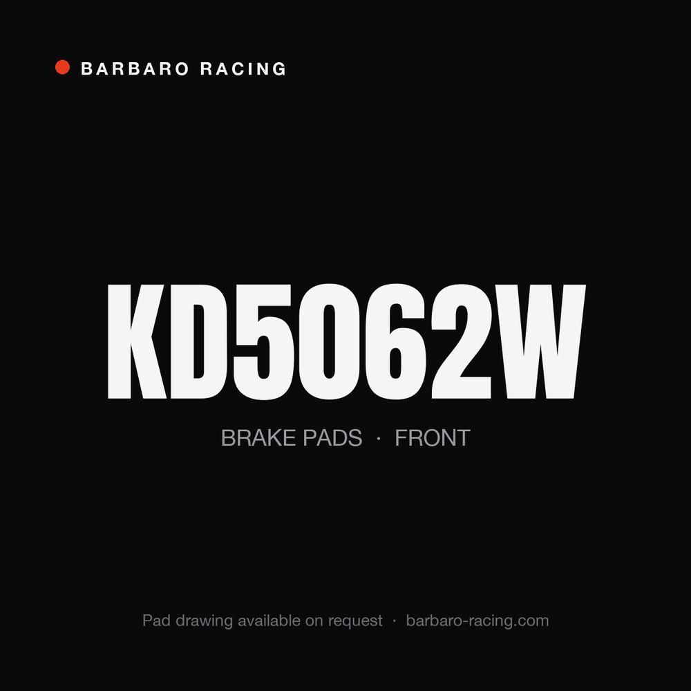 Barbaro Racing KD5062W front brake pads