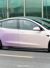 CMST Carbon Fiber Side Skirts Ver.1 for Tesla Model 3 2024-ON