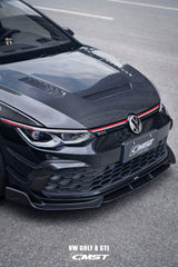 CMST Carbon Fiber Hood Bonnet Ver.1 for Volkswagen Golf & GTI & Golf R MK8