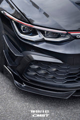 CMST Carbon Fiber Front Bumper Canards for Volkswagen GTI MK8