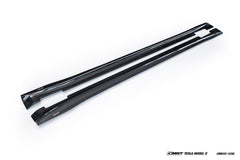 CMST Carbon Fiber Side Skirts for Tesla Model X 2022-ON