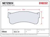 NETZSCH D1822Z brake pad drawing
