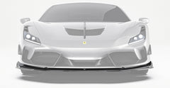 Paktechz Ferrari F8 Tributo/Spider Carbon Fiber Body Kit - Lower Front Lip