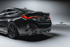 Future Design FD Carbon Fiber REAR DIFFUSER & REAR CANARDS for BMW 4 Series G26 Gran coupe M440i 430i