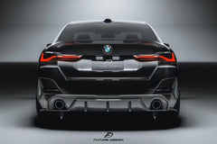 Future Design FD Carbon Fiber REAR DIFFUSER & REAR CANARDS for BMW 4 Series G26 Gran coupe M440i 430i