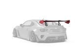 Robot Carbon Fiber or FRP Swan Neck Hammer GT Wing For Toyota 86 Subaru BRZ Scion FR-S