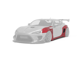 Robot Wheel Arches & Fenders & Side Skirts For Toyota 86 Subaru BRZ Scion FR-S