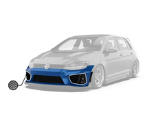Robot Front Bumper & Lip For Volkswagen Golf & GTI & Golf R MK7 MK7.5