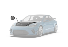 Robot "HACKER" V1 Hood Bonnet For Tesla Model 3