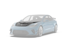 Robot "HACKER" V2 Hood Bonnet For Tesla Model 3