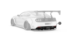Robot "STORM" Rear Diffuser For Ford Mustang S550.1 S550.2 GT EcoBoost V6 Carbon Fiber or FRP