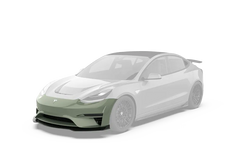 Robot "Crypton" Front Bumper & Front Lip For Tesla Model 3