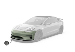 Robot "Crypton" Front Bumper & Front Lip For Tesla Model 3