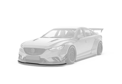 Robot Mazda 6 Front Bumper & Front Lip Splitter 2014-2017 FRP Carbon Fiber