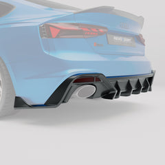 Audi RS5 B9.5 페이스리프트 스포츠백 카본 파이버 리어 디퓨저