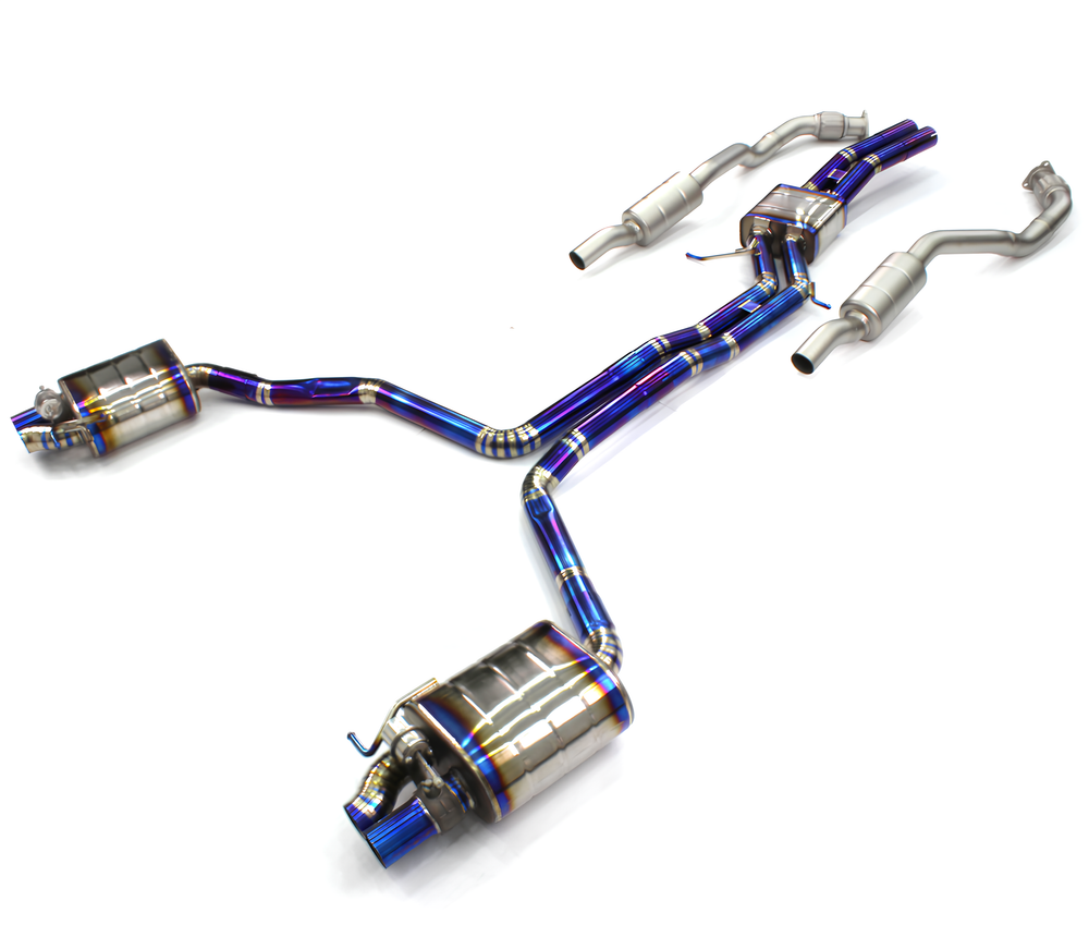 Audi S6/S7/RS6/RS7 C7 (2013-2015) 4.0T Front Pipe + Catback Quad Exit Exhaust