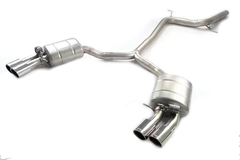 Audi A4 B9 (2017-2021) 2.0T Front Pipe + Catback Quad Exit Exhaust