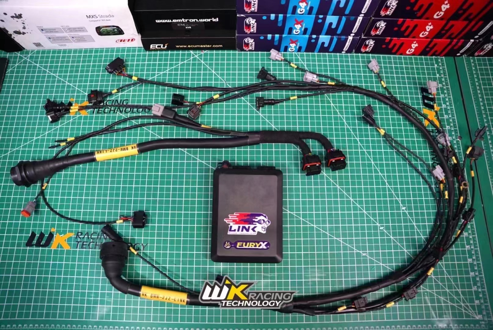 toyota 1JZ 4JZ alternative computer big line six cylinder independent ignition , oxygen sensor, knock transmission Sensor, Electronic throttle, through the wall aviation plug head