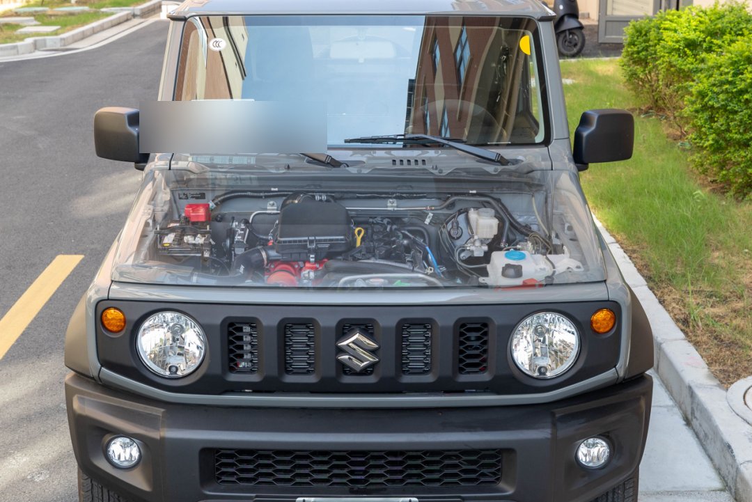 Suzuki Jimny with VT-73S supercharger kit installed showing 40 percent power increase