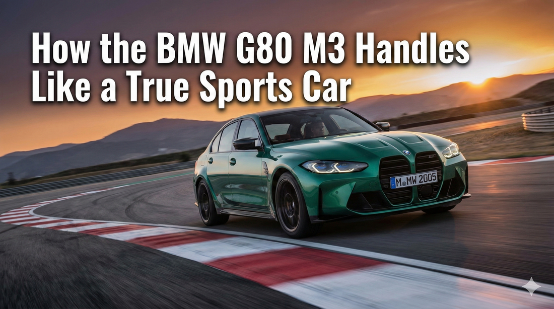How the BMW G80 M3 Handles Like a True Sports Car