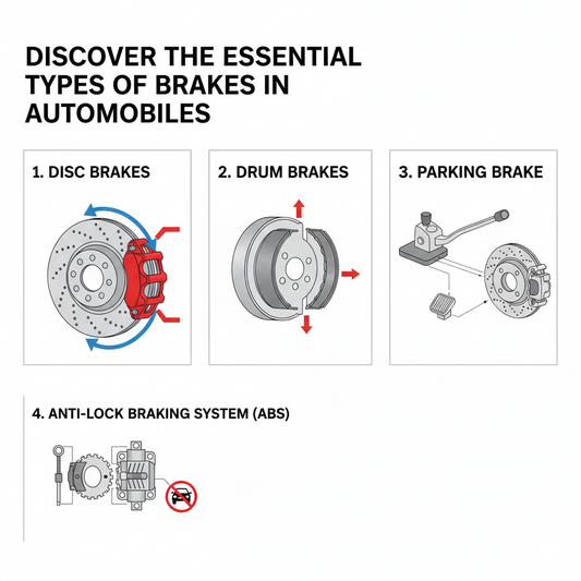 Discover the Essential Types of Brakes in Automobiles