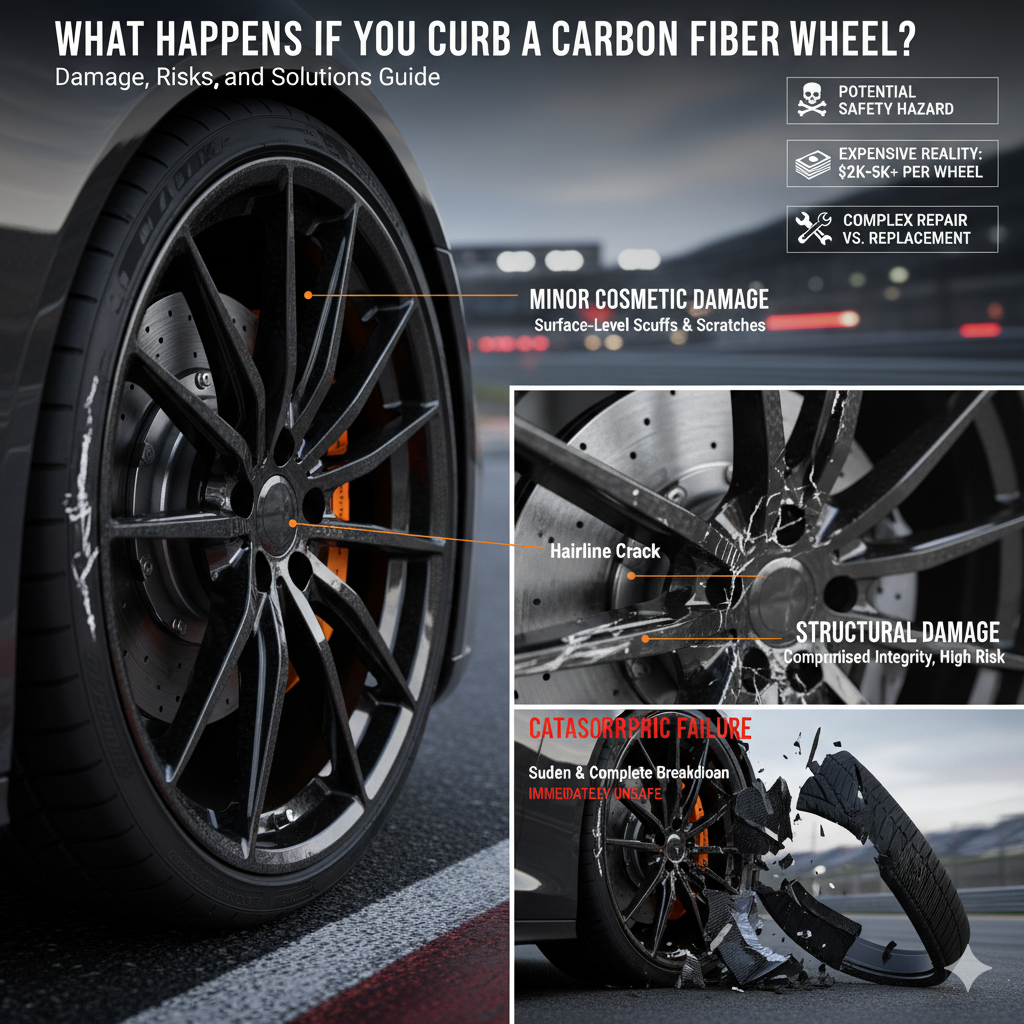 What Happens If You Curb a Carbon Fiber Wheel: Complete Guide to Damage, Risks, and Solutions