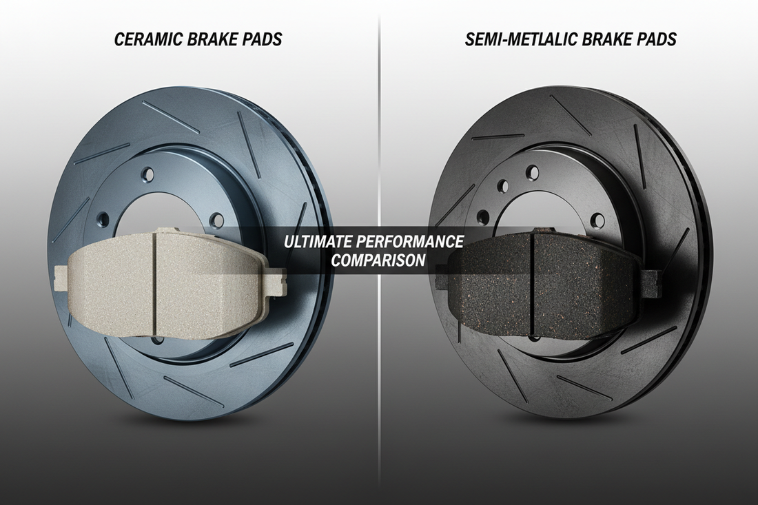 Ceramic vs. Semi-Metallic Brake Pads: The Honest Truth