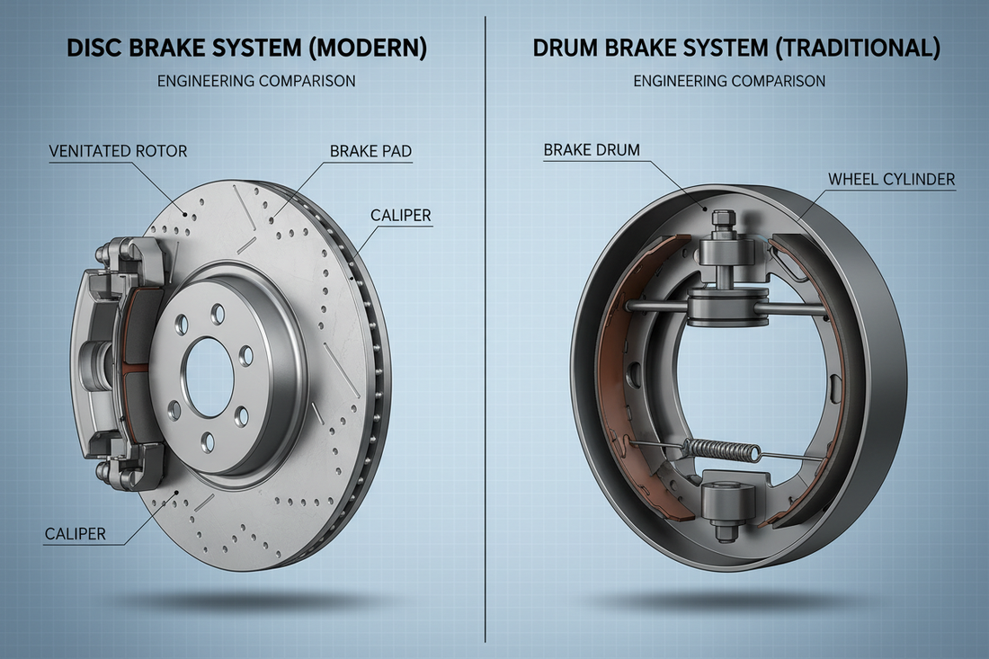 Disc vs. Drum Brakes: What’s the Difference? The Definitive Engineering Guide
