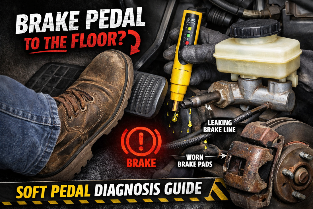 Brake Pedal Goes to Floor? Soft Pedal Diagnosis Guide