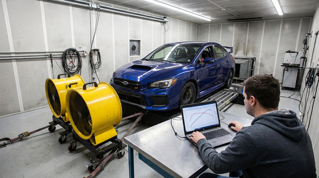 Supercharger dyno test results before and after