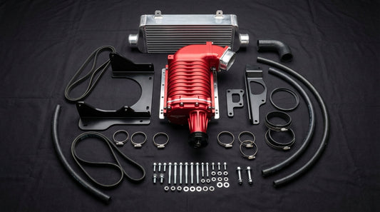 Supercharger kit components and contents