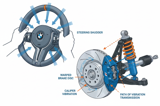 Why Does My Steering Wheel Shake When I Brake? The Ultimate Engineering Guide to Diagnosing Brake Judder