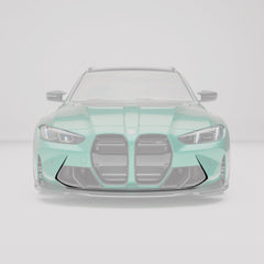 زخرفة أمامية من ألياف الكربون لسيارة BMW M3 G81